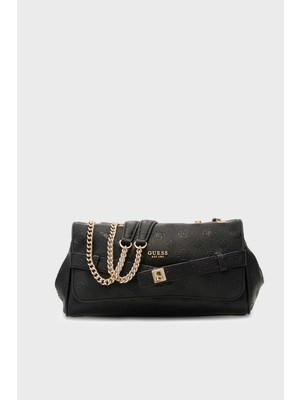 Guess Ella Logolu Zincir Askılı Çanta HWPD9746210 Kadın Çanta HWPD97 46210 Blo
