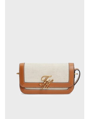 Tommy Hilfiger Logolu Çıkarılabilir Askılı Çanta Kadın Çanta AW0AW18737 Gb8