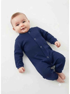 Güler Butik Yenidoğan Erkek Bebek Indigo Soft Tulum Şık Bebek Kıyafeti Rahat Günlük Bebek Giyim
