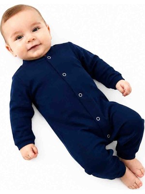 Güler Butik Yenidoğan Erkek Bebek Indigo Soft Tulum Şık Bebek Kıyafeti Rahat Günlük Bebek Giyim