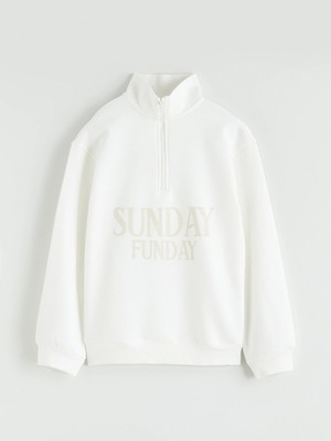 Lc Waikiki Yeni Sezon Dik Yaka Kız Çocuk Kalın Sweatshirt