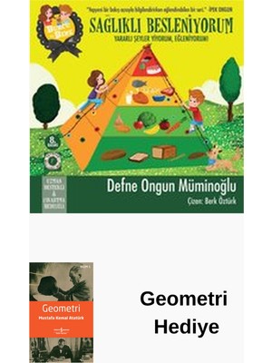 Artemis Yayınları Burcu ve Berk ile - Sağlıklı Besleniyorum + Geometri Hediye