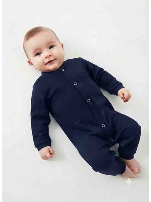 Güler Butik Yenidoğan Erkek Bebek Indigo Soft Tulum Şık Bebek Kıyafeti Rahat Günlük Bebek Giyim