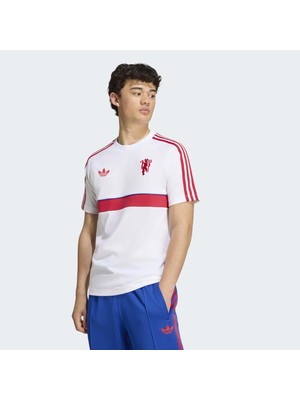 Adidas Manchester United Originals Erkek Beyaz Tişört (KG6351)