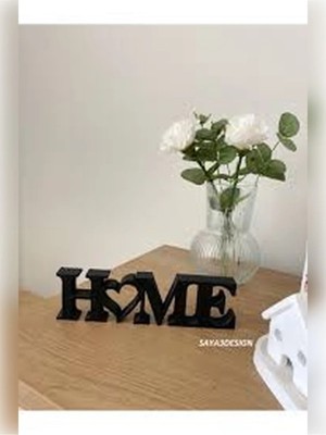 Home Yazılı Rubatrend Dekoratif Biblo ve Masaüstü Dekor Siyah