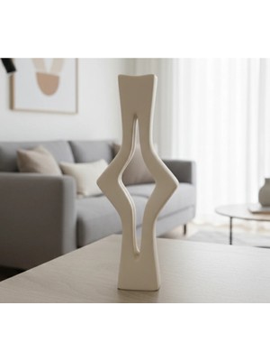 Minimal Dekoratif Obje Plastik | Salon ve Ofis Masa Üstü Dekoratif Obje - Figür