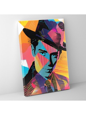 Painted Anarchy Portre Klasikizm ve Pop Art Motifli Dekoratif Kanvas Tablo