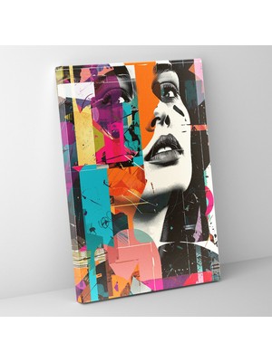 Painted Anarchy Gerçeküstü Klasizm ve Popart Karışımı Çağdaş Sanat Decorasyonu Kanvas Tablo