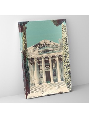 Painted Anarchy Dijital Roma Klasikizm ve Popart Çağdaş Sanat Roma Mimarisi Teması Kanvas Duvar Tablosu