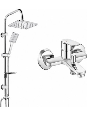 ECA E.c.a Ar Fast Banyo Bataryası + Tema 53242 Rain Carismo Duş Sistemi