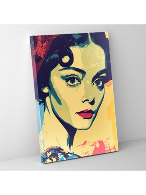 Painted Anarchy Victorian Pop Art Geleneksel ve Pop Art Tarzının Buluştuğu Çağdaş Sanat Kanvas Duvar Tablosu