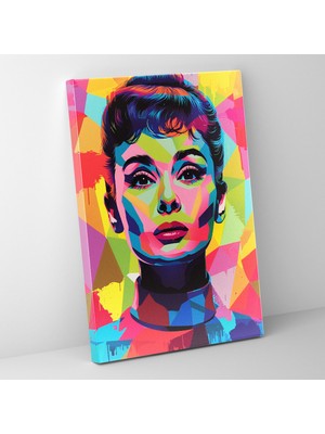 Painted Anarchy Zamanı Aşan Pop Sanat Portre Klasik ve Pop Art Tarzında Bütünle Tasarım Kanvas Tablo