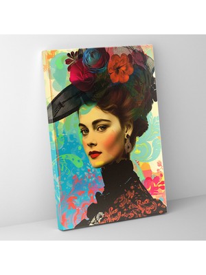 Painted Anarchy Victoria Dönemi Pop Füzyon Geleneksel ve Pop Sanatın Buluşması Kanvas Tablo