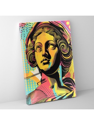 Painted Anarchy Geleneksel ve Pop Art Stilinde Sanatı Geleneksel ve Modern Dokuları Birleştiren Kanvas Tablo