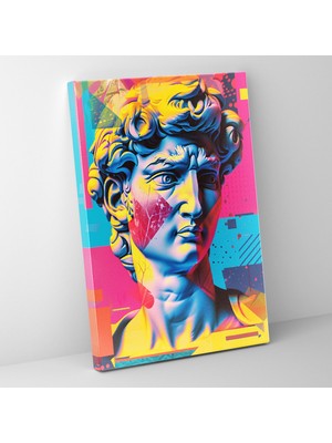 Painted Anarchy Neoklasik Klasizm ile Popart Birleşimi Heykel Tarzında Ev Aksesuarı Duvar Tablosu