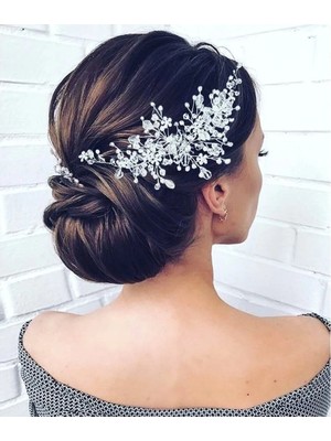 Bba New Trend Gelin Taç Kristal Gelin Tacı,kristal Gelin Saç Aksesuarı,gelin Tacı,gelin Tokası,saç Aksesuarı