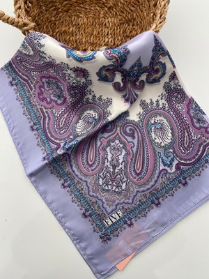 Five Scarf Nakış Desen Vual Ipek Şal