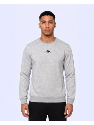 Kappa Carlo Erkek Gri Sweatshirt
