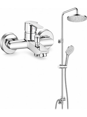 Eca Ar Lite Banyo Bataryası + Ar Tuna Duş Kolonu | 5 Yıl Garantili