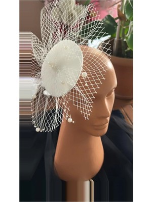 Bba New Trend Gelin Saç Aksesuarı,nikah Kep,nikah Şapkası,veil,vulaet Gelin Kep Nikah Saç Aksesuarı