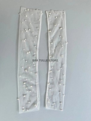 Bba New Trend Lastikli Boncuklu,nikah Kolluk,düğün,kolluk,kına Kolluk,gelin Eldiveni,nikah Eldiveni,parmaksız