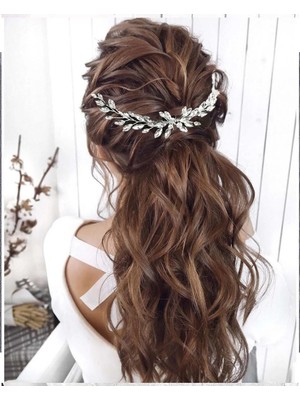 Bba New Trend Kristal I Taş, Gelin Saç Tokası,inci Gelin Tacı,nikah Tacı,özel Tasarım Gelin Taçları, Gelin