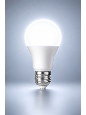 Naturel Dekor Beyaz LED E27 Ampul 6500K 850 Lümen 9W