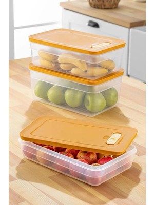 Mabelme Store Tupper Model - Vakumlu - Mikrodalga Buzluk Saklama Kabı 3,8lt