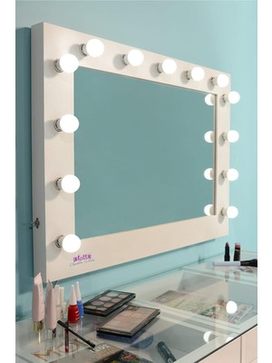 Zemira Hollywood Işikli Kuli̇s Makyaj Aynasi 85X65
