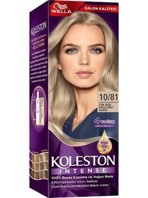 Zemira Koleston Intense 10-81 Çok Küllü Inci Sarısı Saç Boyası