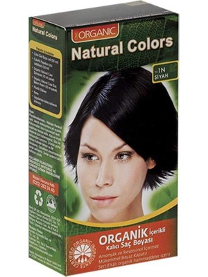 Zemira Colors Organik Içerikli Saç Boyası (1n - Siyah)