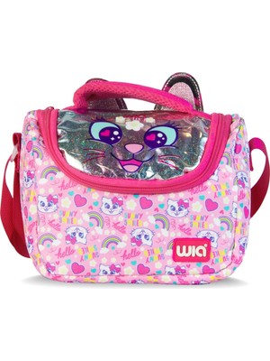 Zemira Wia Sweet Cat Kız Çocuk Termoslu Beslenme Çantası Pembe