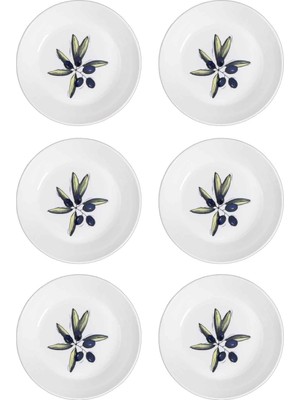 Zemira [marka] Olivos Yemek Tabağı 6lı Set 20 cm OVS0011
