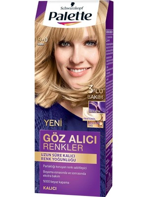 Zemira Palette Göz Alıcı Renkler Saç Boyası 9-0 Sarı Saç Boyası