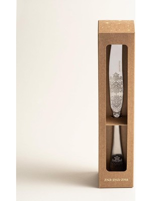 Zemira Dume Çelik Yemek Bıçağı 2X23X0.3 cm Mat Gümüş