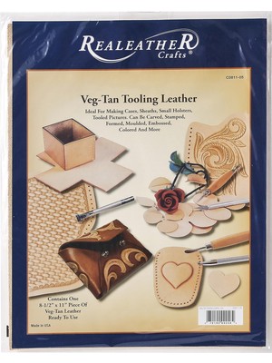 Zemira Real Crafts C0811 05 Alet Deri Parçası, Orta Ağırlık, 21,6 x 27,9 Cm, Doğal