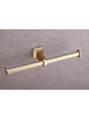 Zemira System Sparklıne Ikili Tuvalet Kağıtlığı Gold Renk 45X78X266 mm