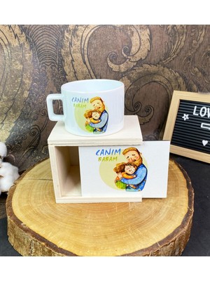 Zemira Giftmoda Canım Babam Tasarımlı Kutulu Kupa