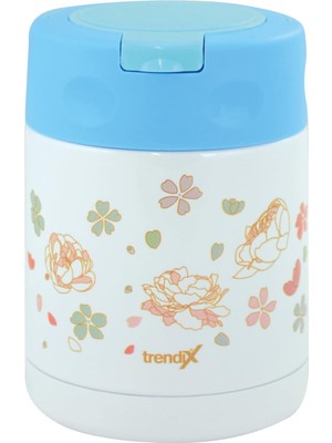 Zemira Trendix Çelik Içli Termos 350 ml Çelik Kaşık Ile TX-6129