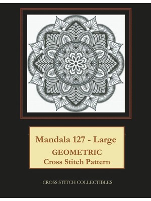 Zemira Independently Published Mandala 127 - Large: Geometric Cross Stitch Pattern