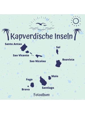 Zemira Fotoalbum Kapverdische Inseln: Erinnerungsalbum Zum Einkleben Von Urlaubsfotos - Ein Fotobuch Für D