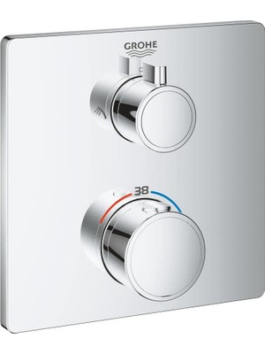 Zemira Grohe Grohtherm Termostatik Banyo Duş Bataryası 2 Çıkışlı Divertörlü- 24079000