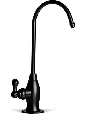 Zemira Ispring Su Filtresi Designer Musluk-Coke Şekilli High-Spout Gk1-Orb, Yağla Ovulmuş Siyah