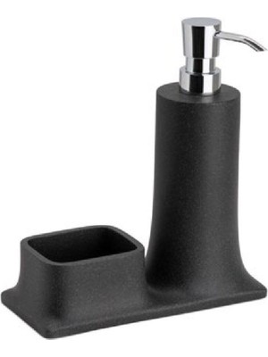 Zemira System Deterjanlık Süngerlik Siyah/krom Renk 216X102X195 mm