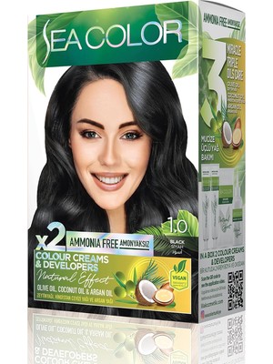 Zemira Amonyaksız, Vegan, Doğal, Besleyici Kalıcı Saç BOYASI%100 Beyaz Kapama (1 Paket 2 x 50 ml