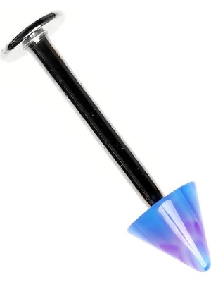 Zemira Rouge Labret Stud Çelik Spike Piercing TDGR00927