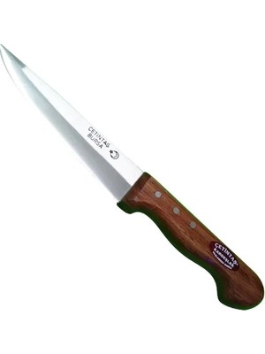 Ozka Concept Çetintaş Bursa Kurban Kasap Bıçağı No:1, 14 Cm, Ahşap Gül Sap