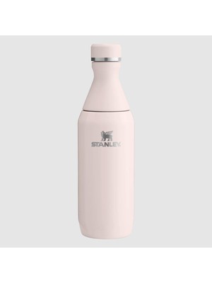 Zemira All Day Slim Soğuk Su Şişesi Termosu, 0.35 Litre, Pembe Kuvars (Rose Quartz)