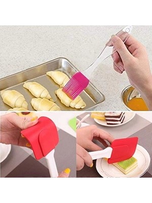 Ozka Concept 2'li Pasta - Börek - Poğaça Fırçası Spatula Seti