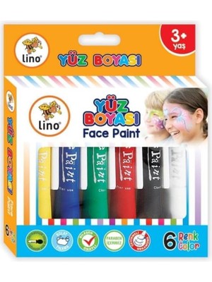 Zemira Lino Yıkanabilir Yüz Boyası, 3 Ü 1 Arada